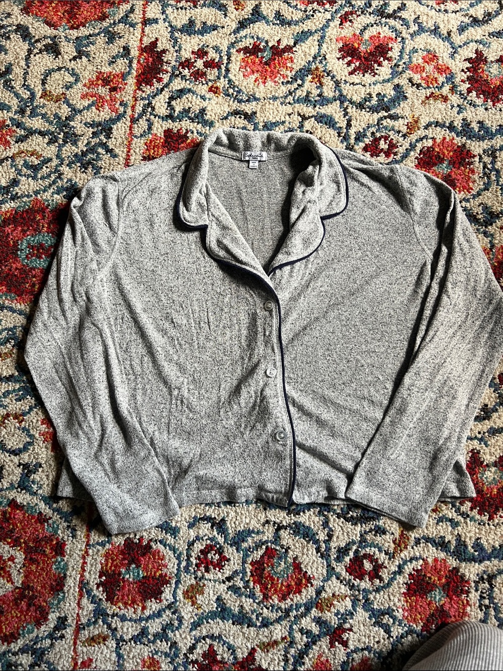 Splendid Women’s Heather Gray Button-Up Cardigan